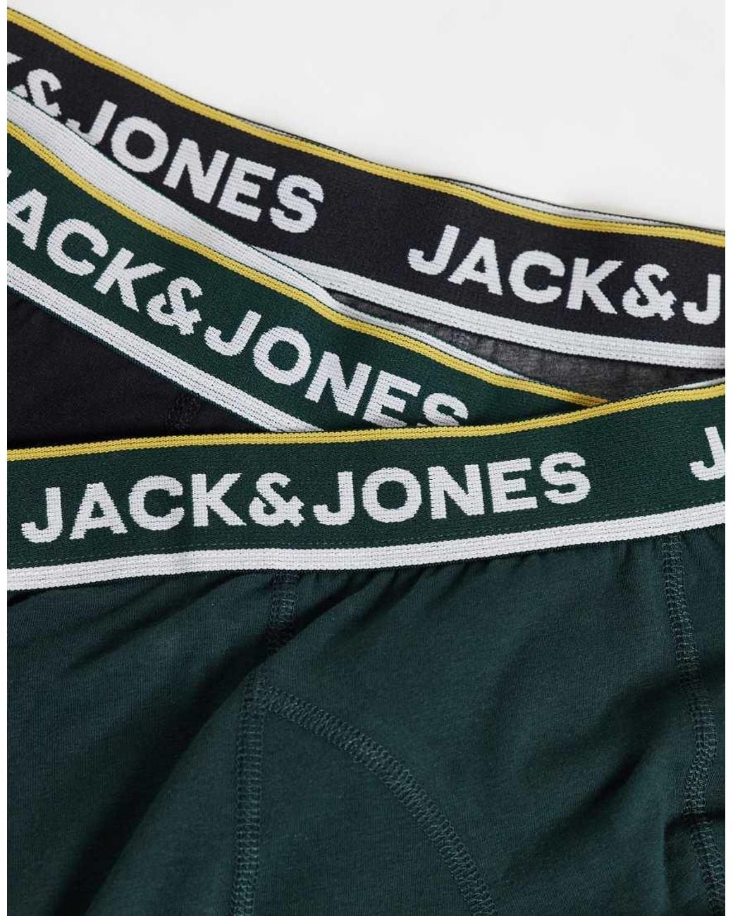 Jack & Jones Blue 3 Pack Of Boxers for men