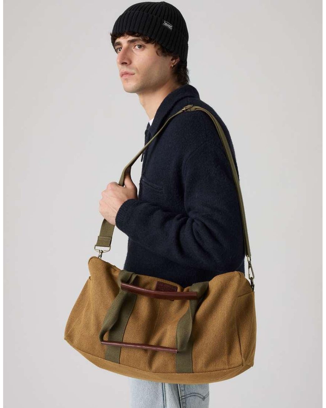 Levi's Brown Heritage Duffel Bag for men