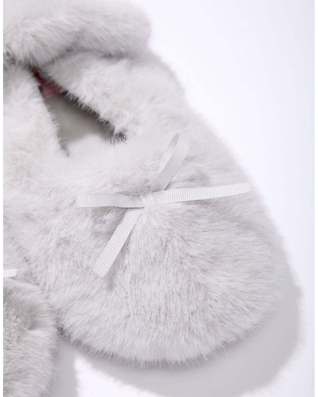 Boux Avenue Multicolor Fluffy Ballet Pump Slippers Strapped Mules Loungewear