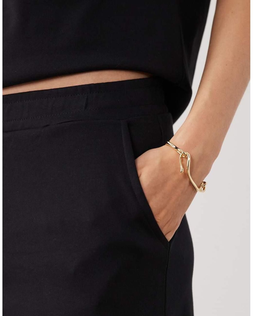 Jdy Black Shorts Co-ord