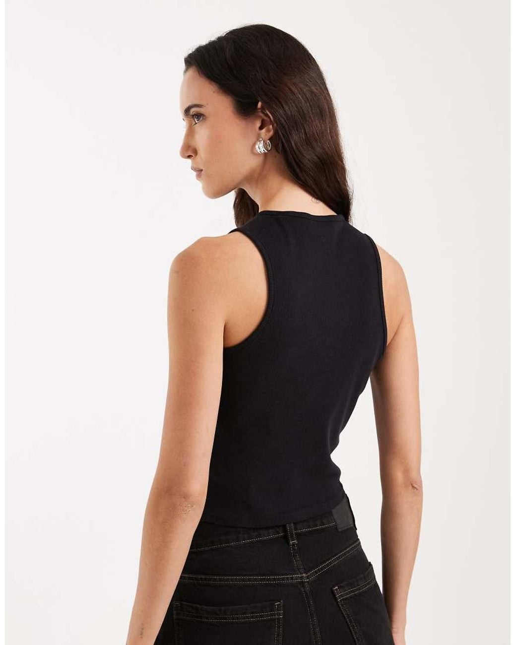 Dickies Black V Neck Vest