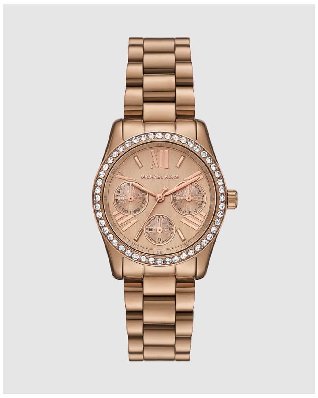 Michael Kors Natural Lexington Multifunction-Tone Stainless Steel Watch