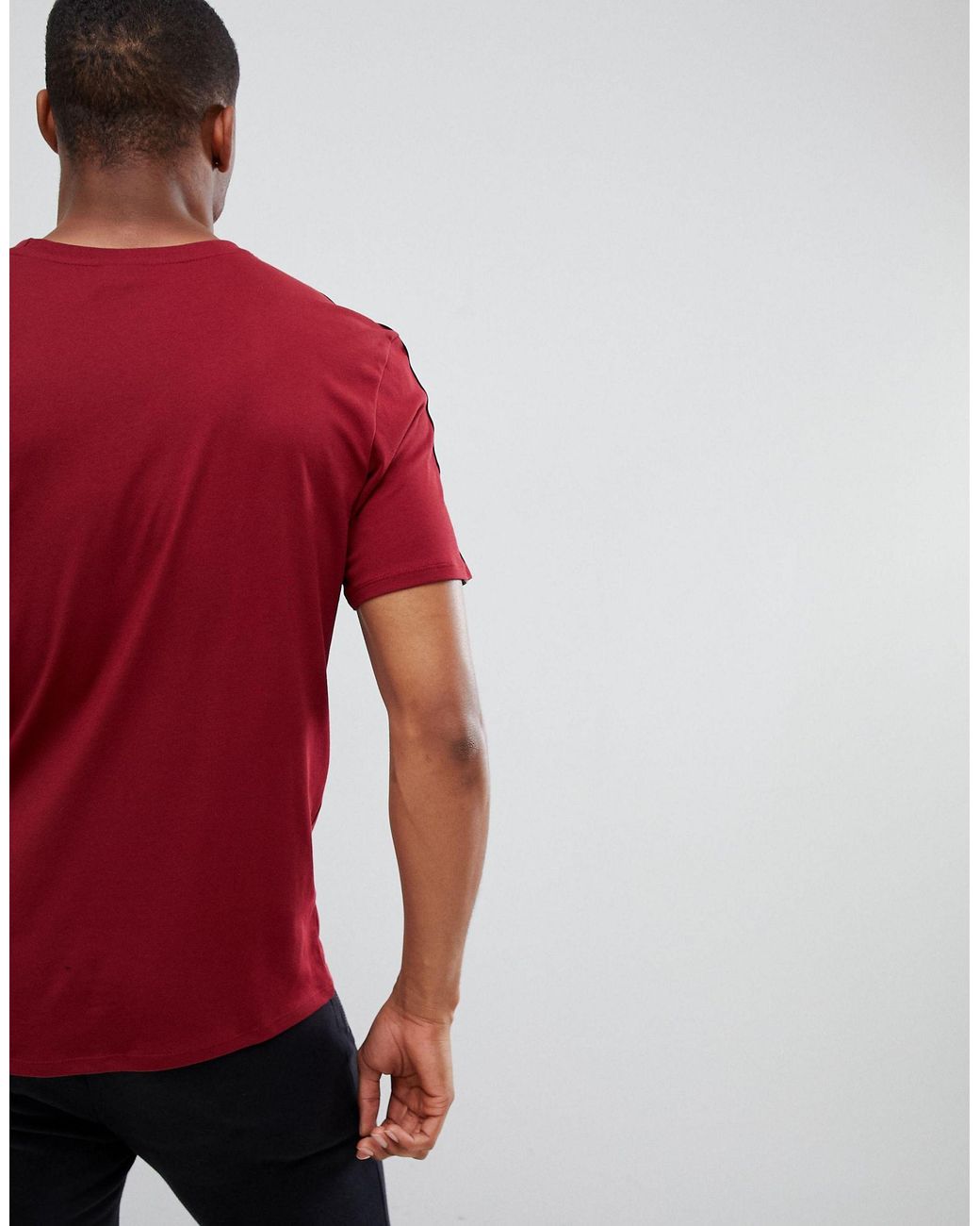 T-shirt avec bandes logo - AR4915-677 Nike pour homme en coloris Rouge |  Lyst