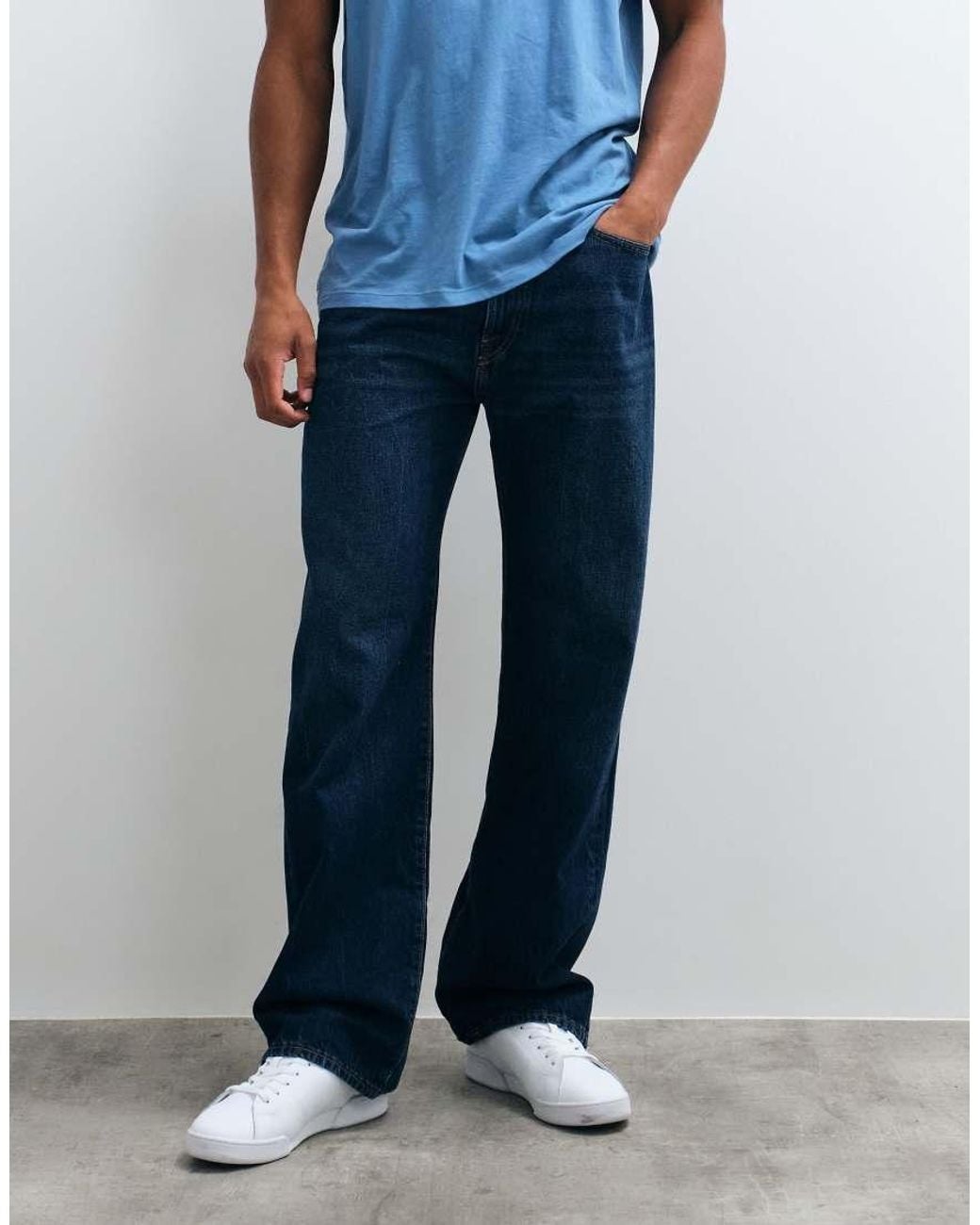 Gap Blue 90's Loose Straight Leg Jeans for men