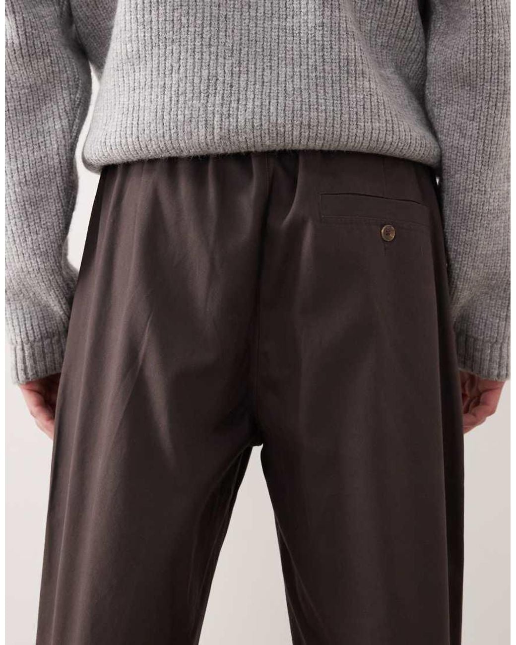 ASOS Natural baggy Trousers for men