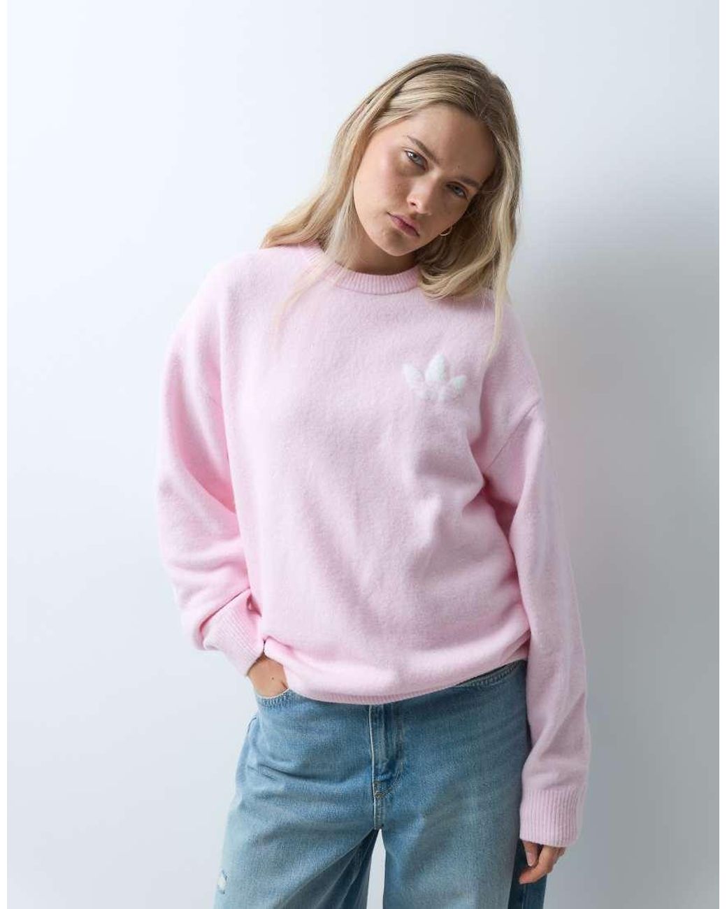 Adidas Originals Purple Knitted Jumper