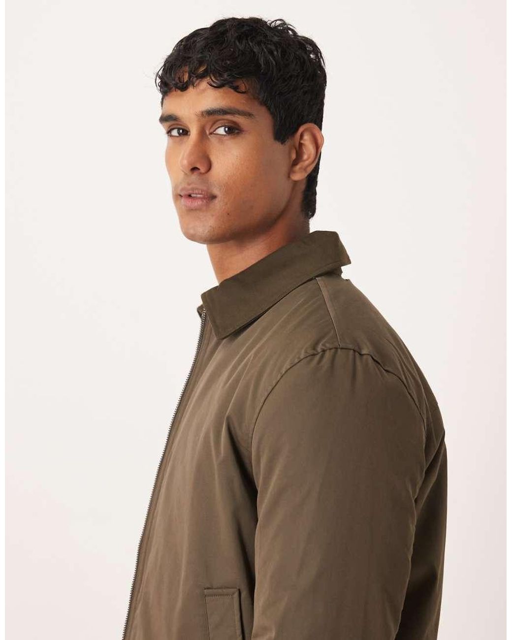 Giacca Barn Slavato di Mango in Brown da Uomo