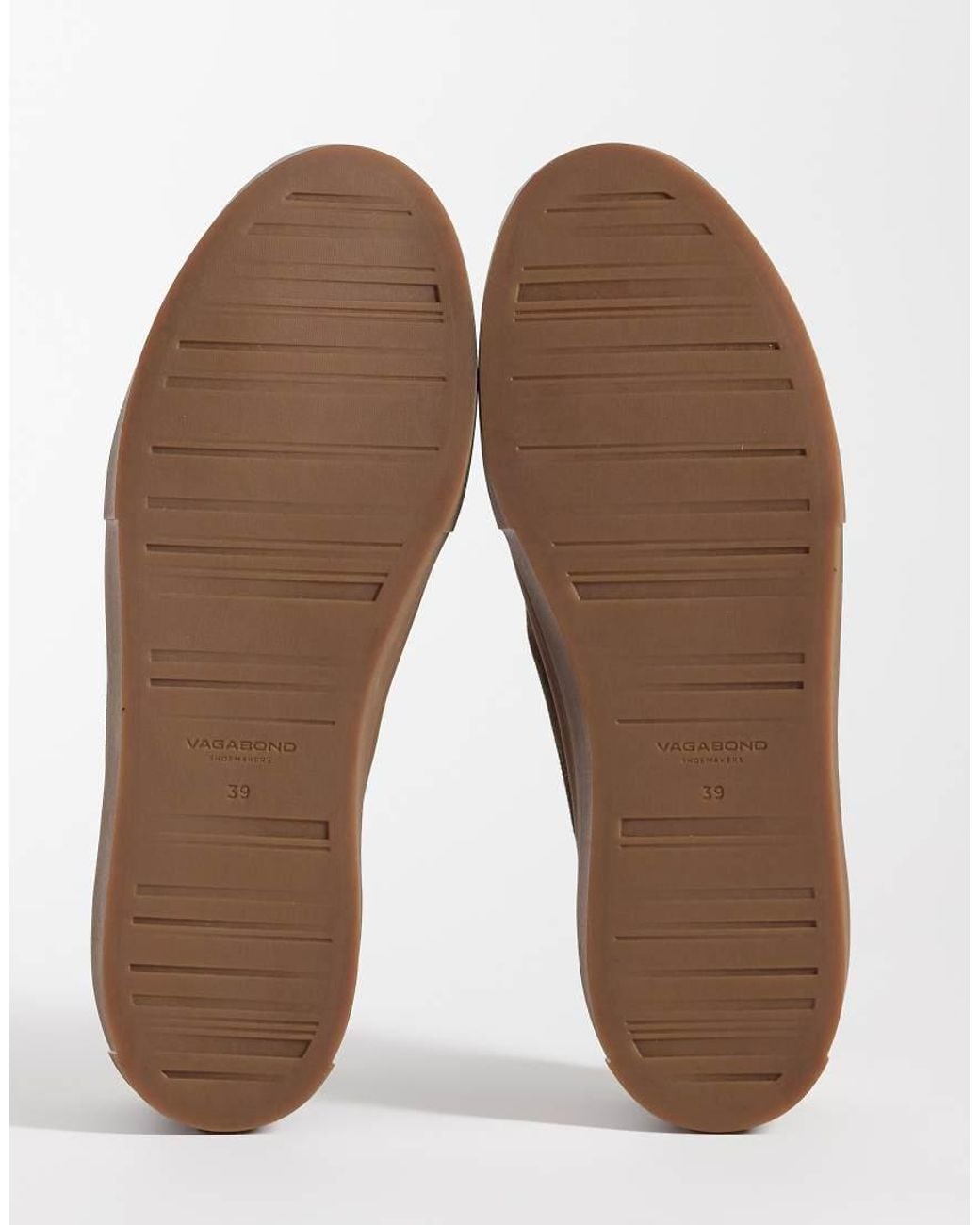 Vagabond Brown Shoemakers Cody Suede Lace Up Trainers
