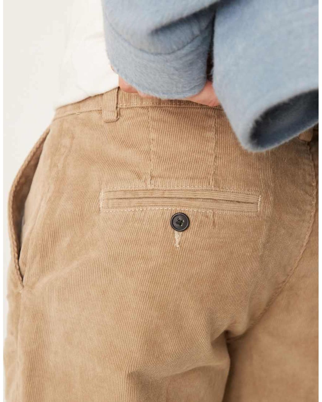 SELECTED Blue Miles Straight Fit Cord Trouser for men