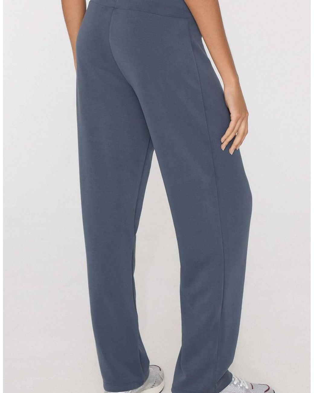 Tezenis Blue Soft Touch Straight-Cut Trousers