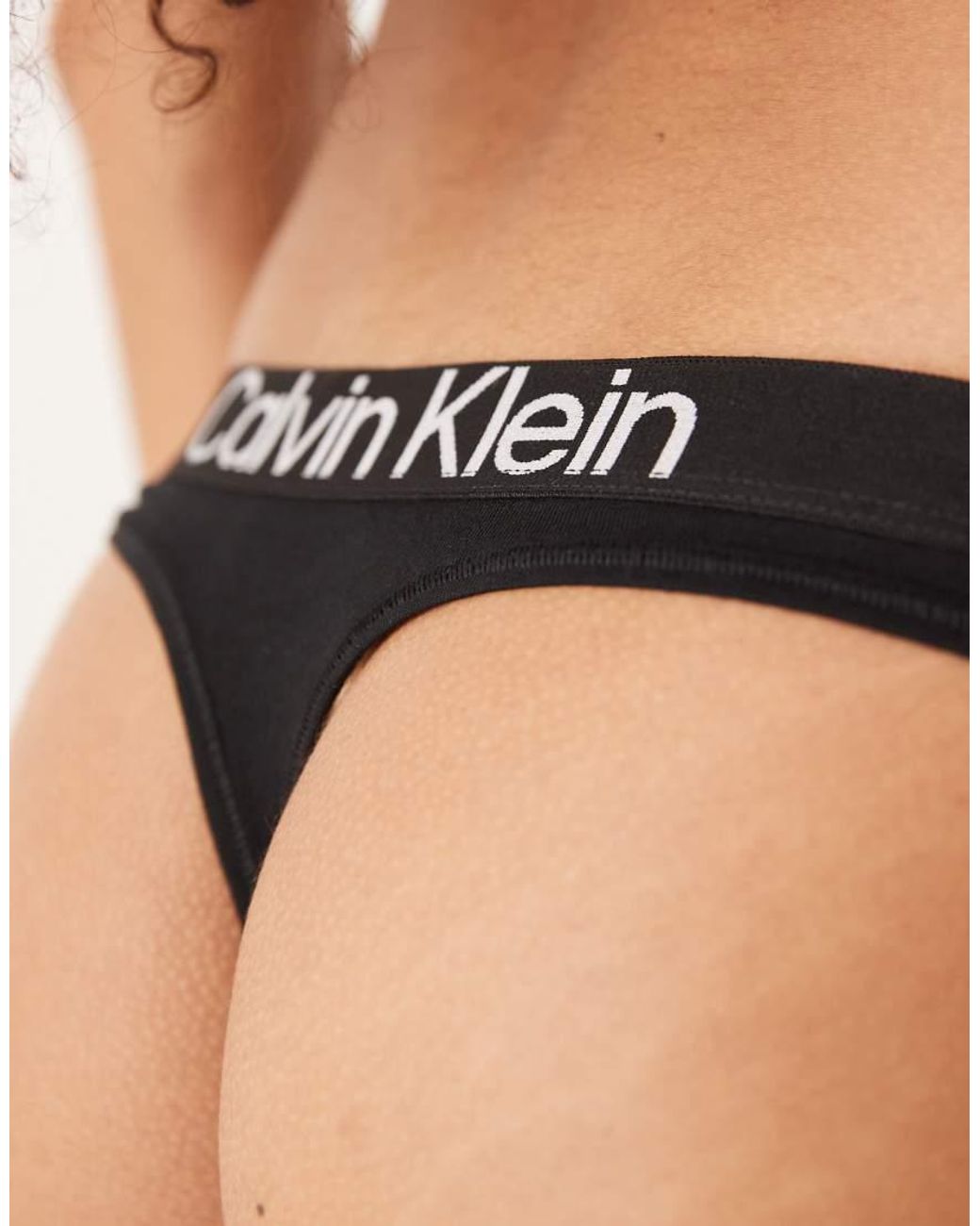 Calvin Klein Brown Extra Soft Cotton Thong