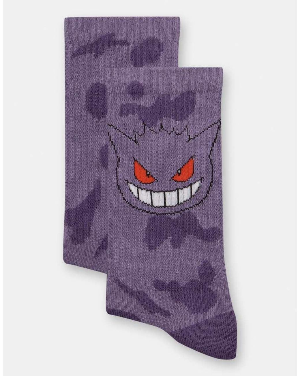 Pull&Bear Purple Pokémon Gengar Socks for men