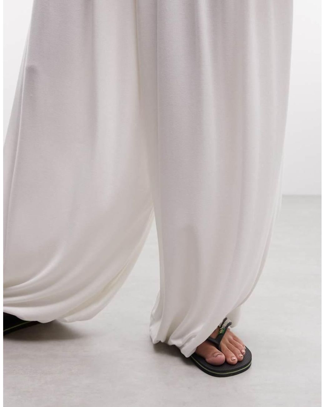 ASOS White Wide Leg Jogger