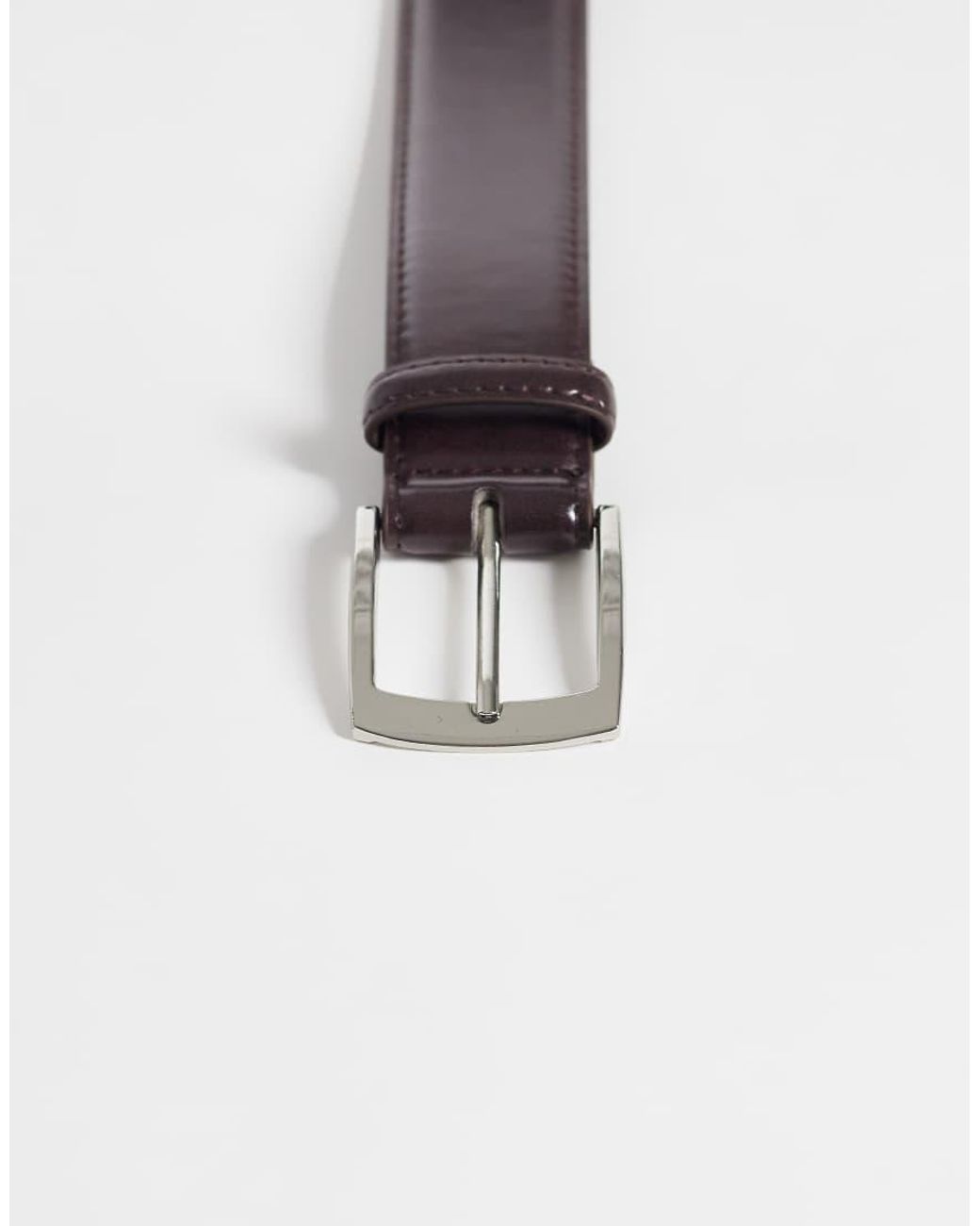 Jack & Jones Brown Faux Leather Belt for men