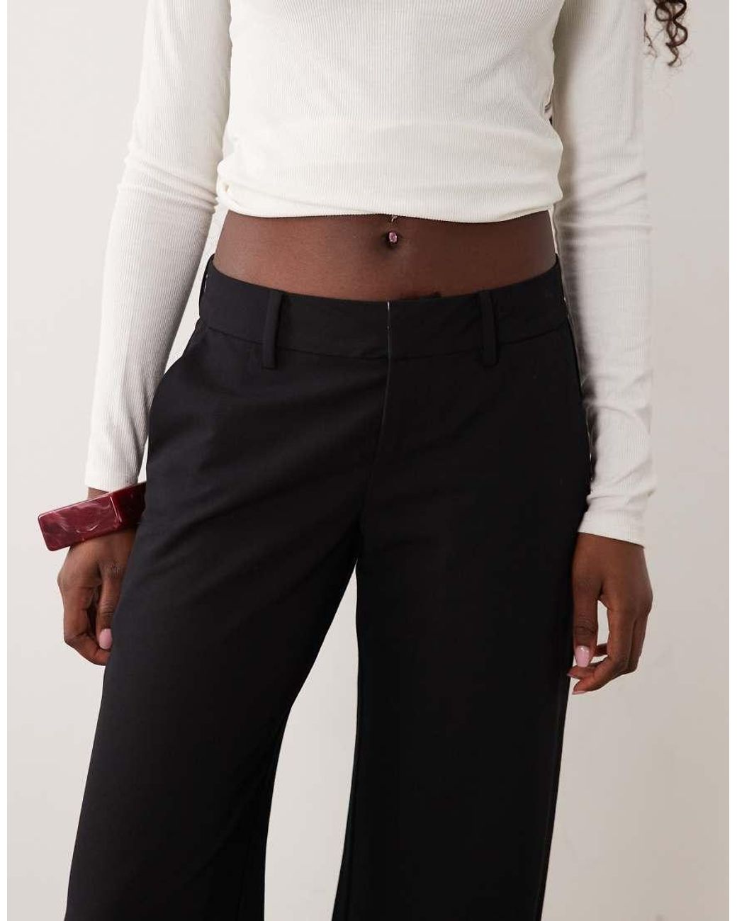 Cotton On White Saskia Suiting Trouser
