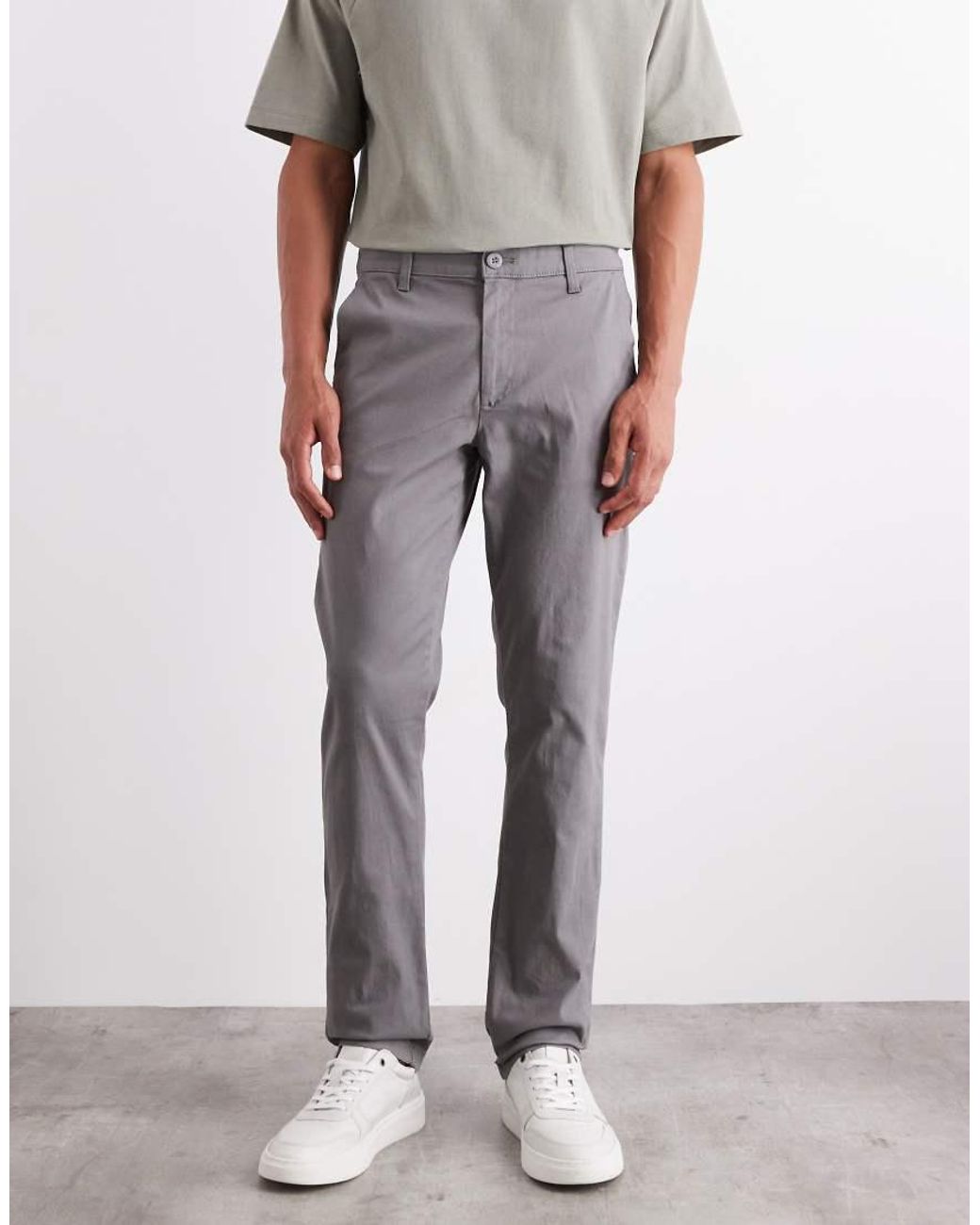 ASOS Natural Slim Chinos for men