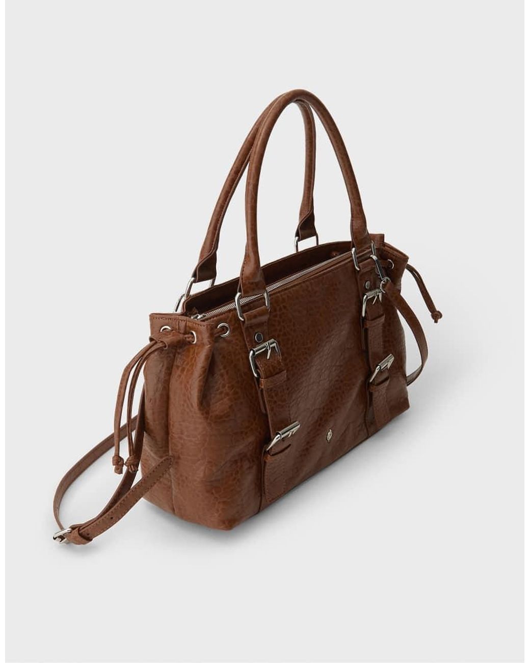 Stradivarius Brown City Crossbody Bag