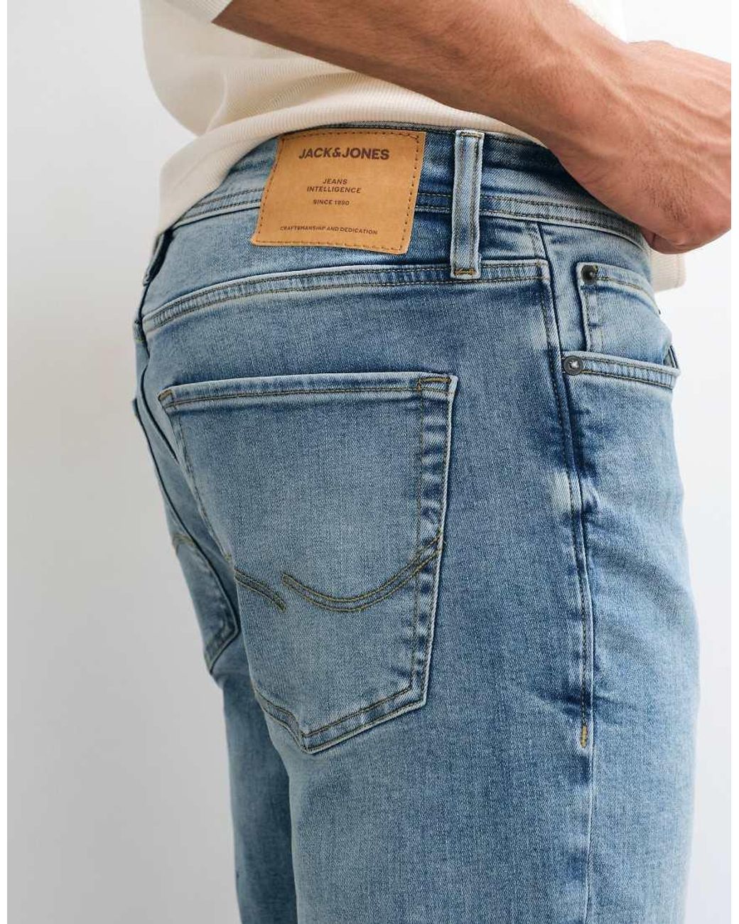 Jack & Jones Natural Mike Tapered Jeans for men