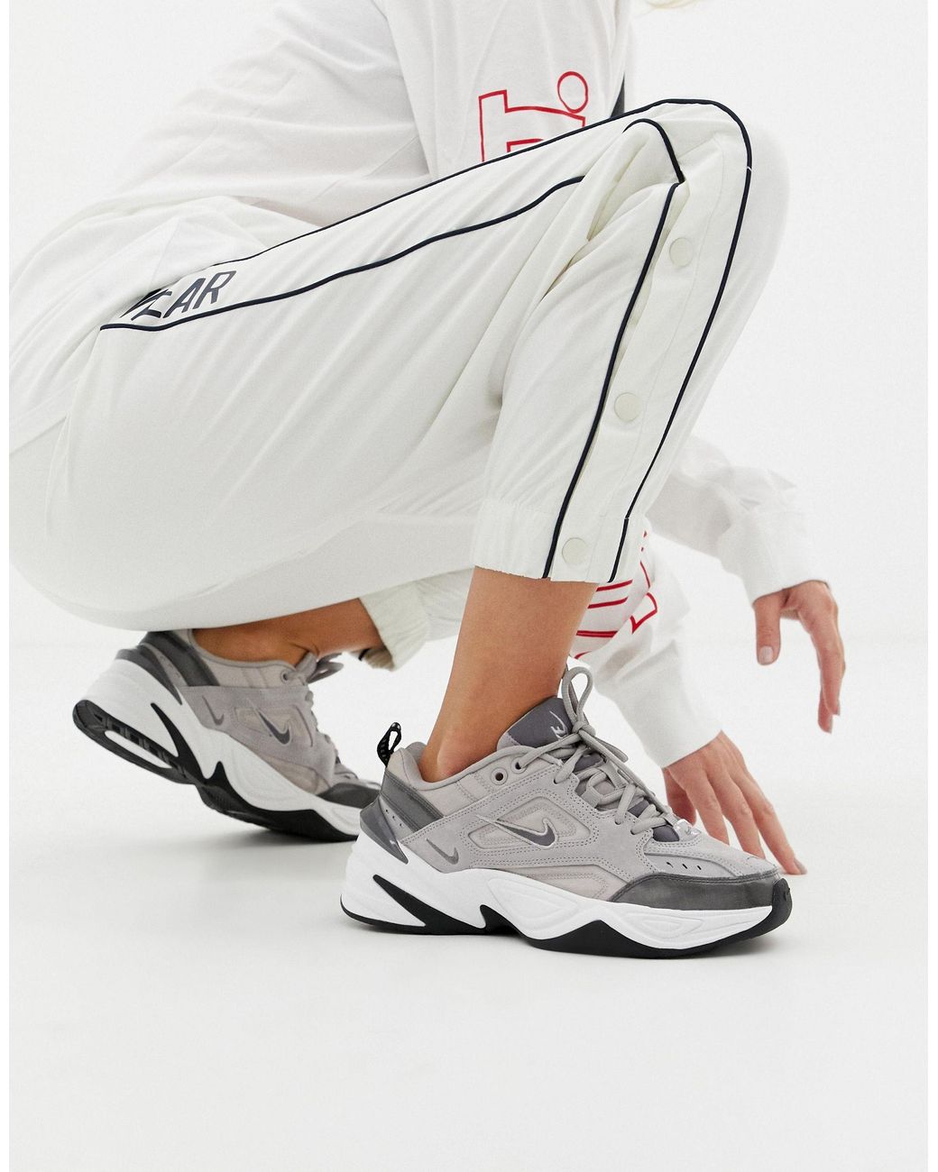 Nike Rubber Grey M2k Tekno Sneakers in Grey | Lyst Australia