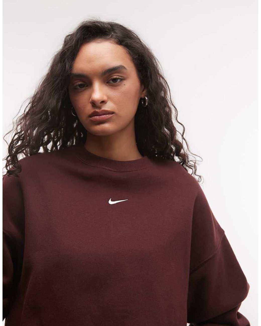 Nike Blue Studio Fleece Mid-weight Oversized Sweat