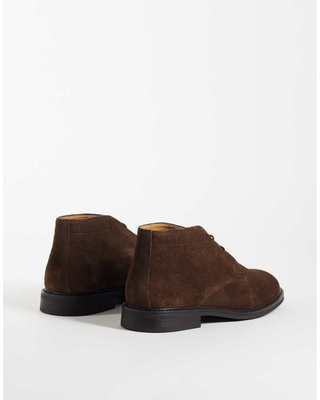 Mango Brown 100% Suede Desert Boot for men