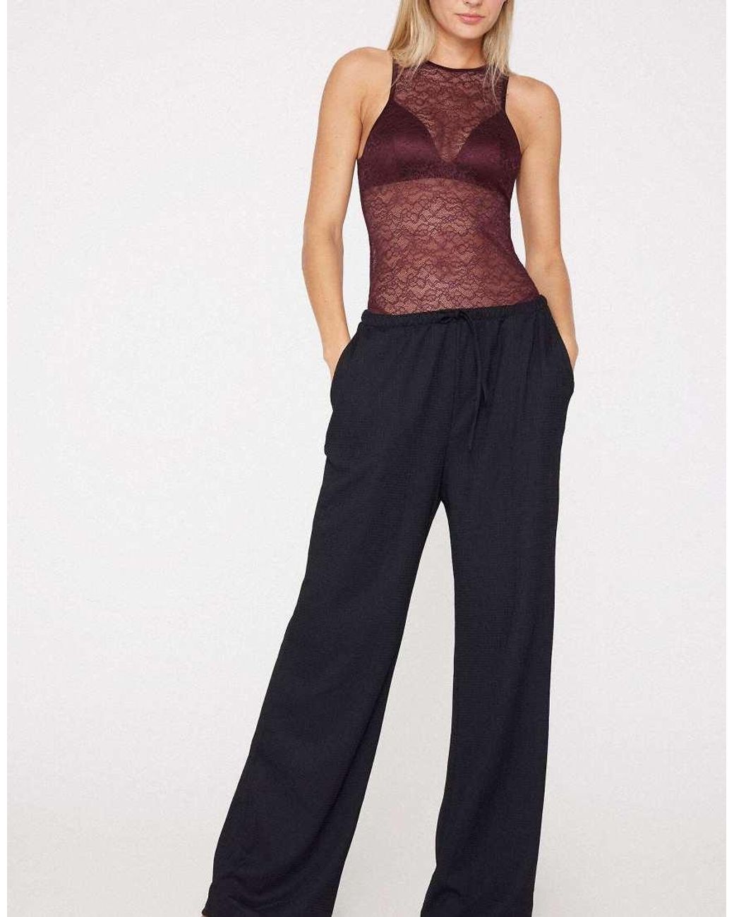 Tezenis Purple Mistery Essence Lace Body