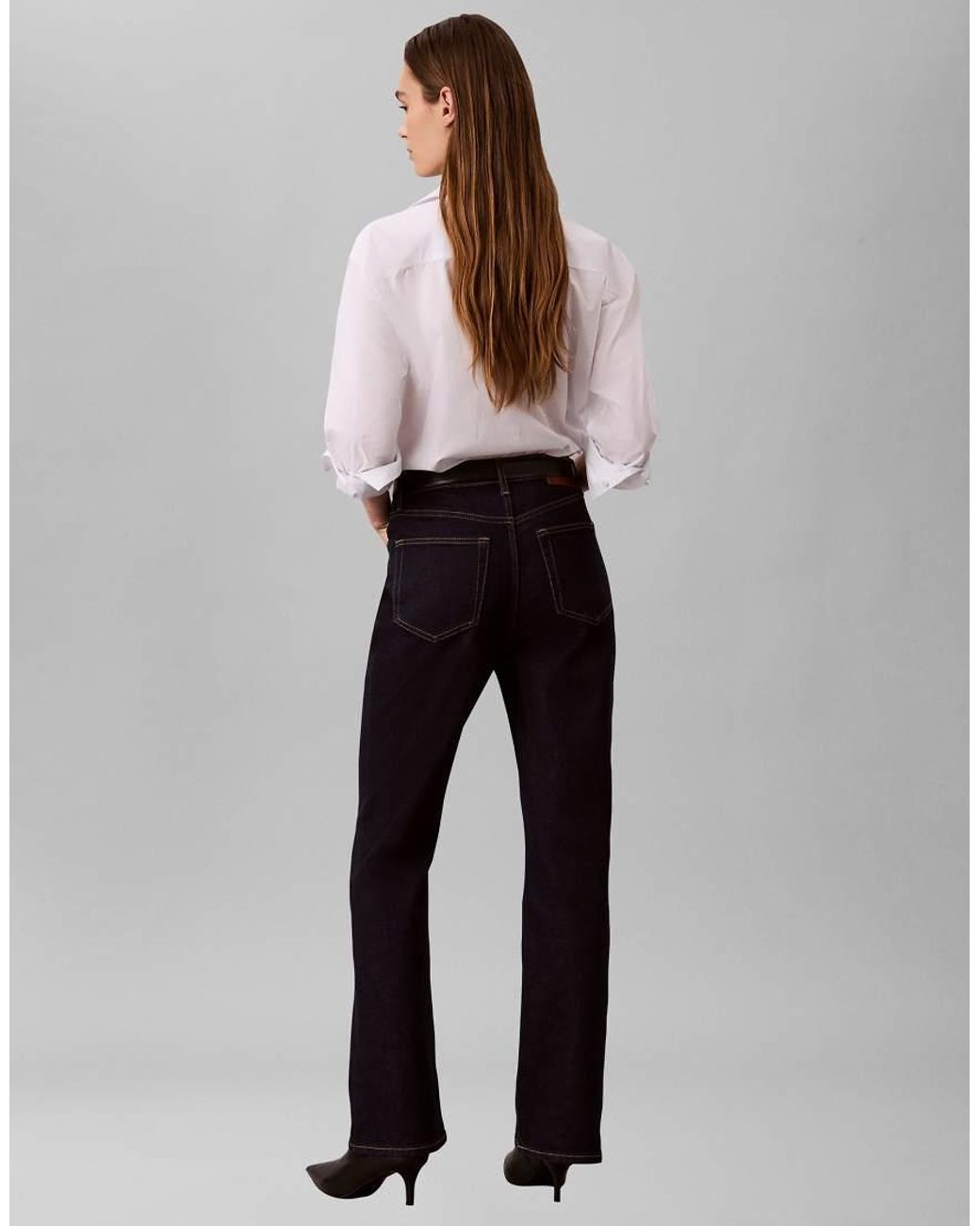 Calvin Klein Gray High Rise Bootcut Jeans