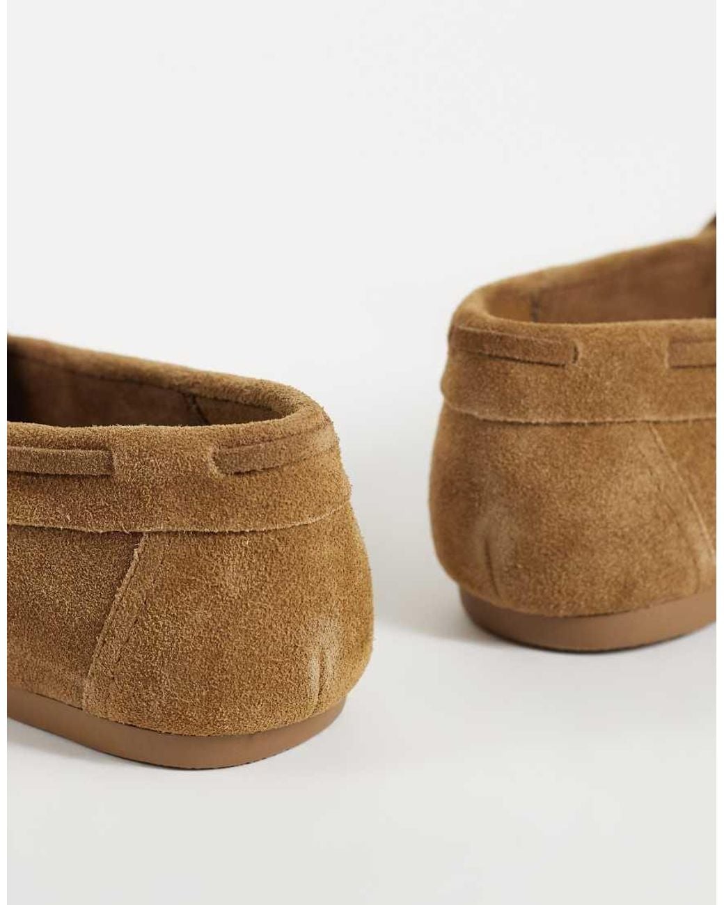 Mango Brown 100% Leather Tassel Detailing Boat Shoes