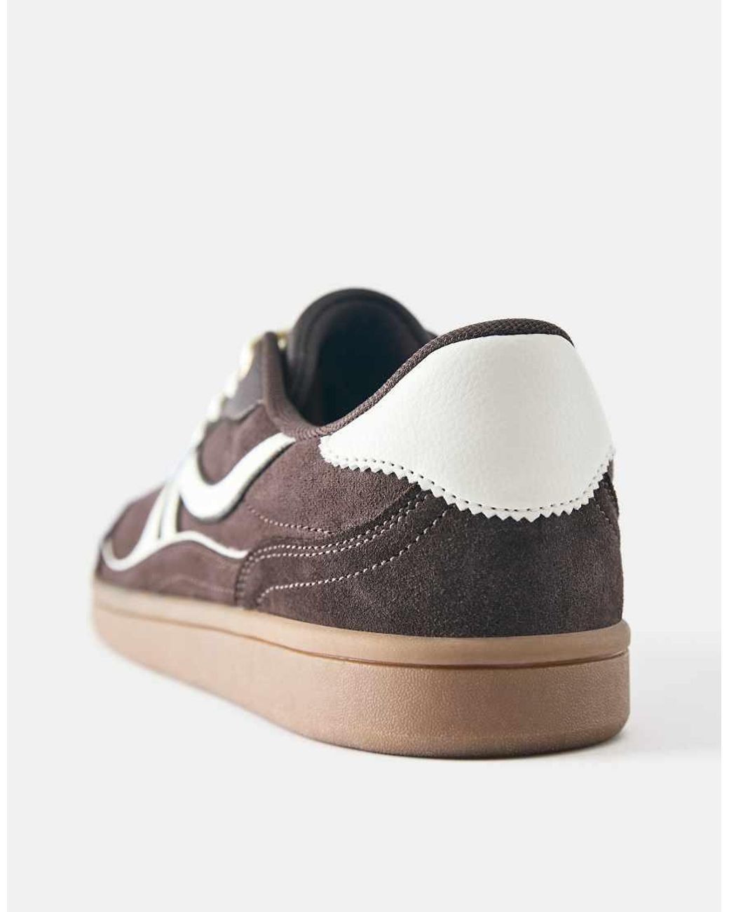 Pull&Bear White Retro Trainers