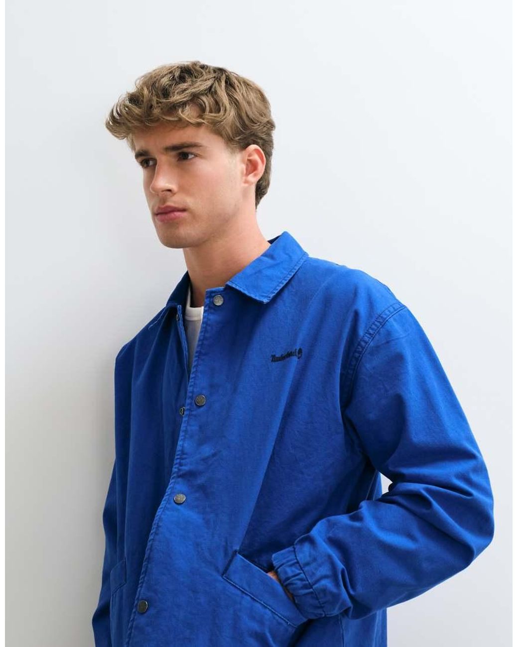 Timberland Blue Coach Jacket for men