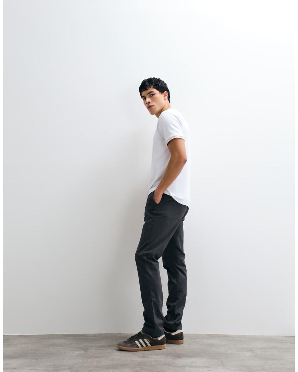 ASOS Blue Tapered Chinos for men