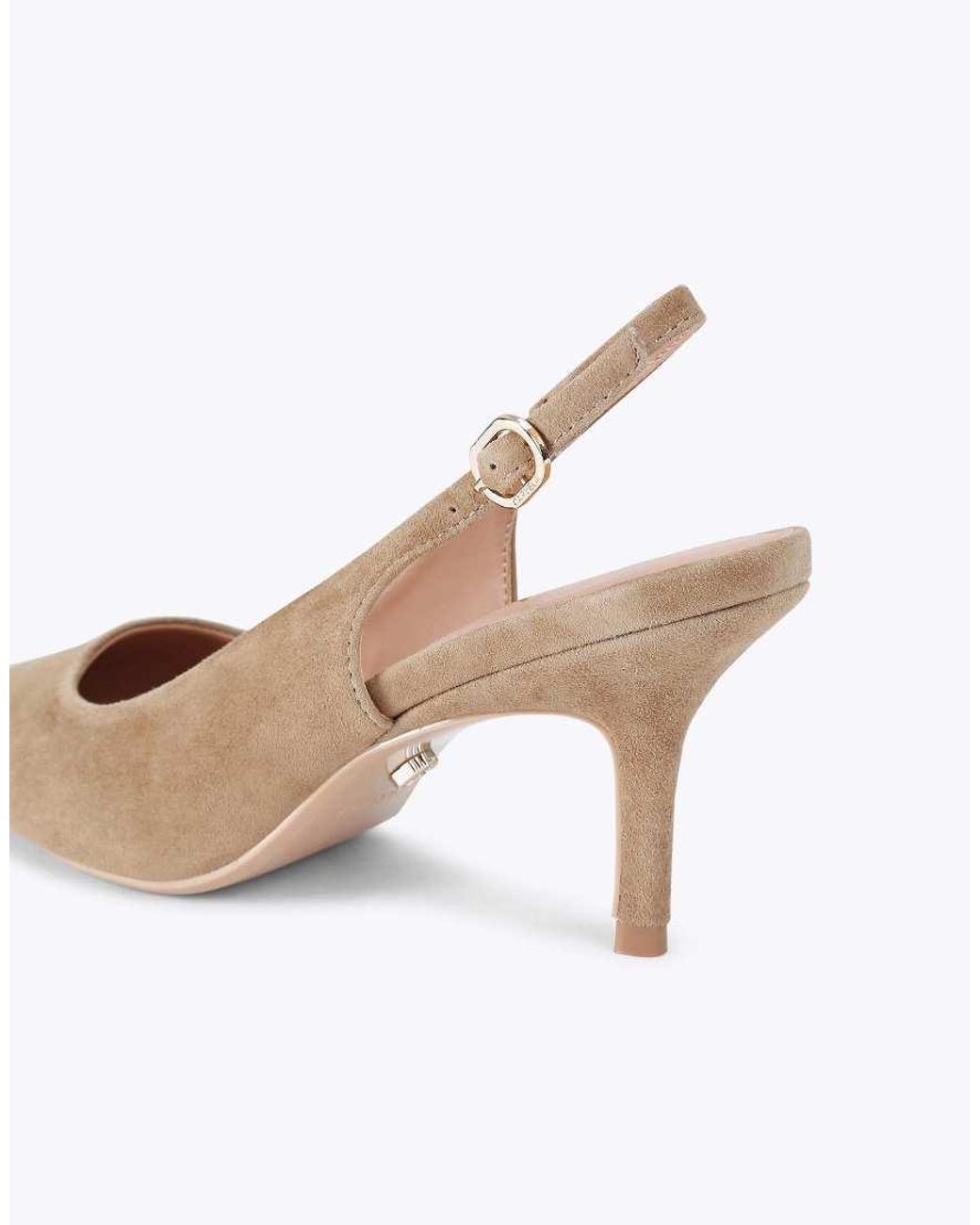 Carvela Kurt Geiger White Spirited Heeled Shoes