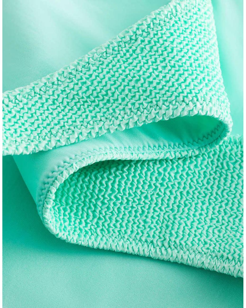 & Other Stories Green Mix And Match Crinkle Bikini Bottom