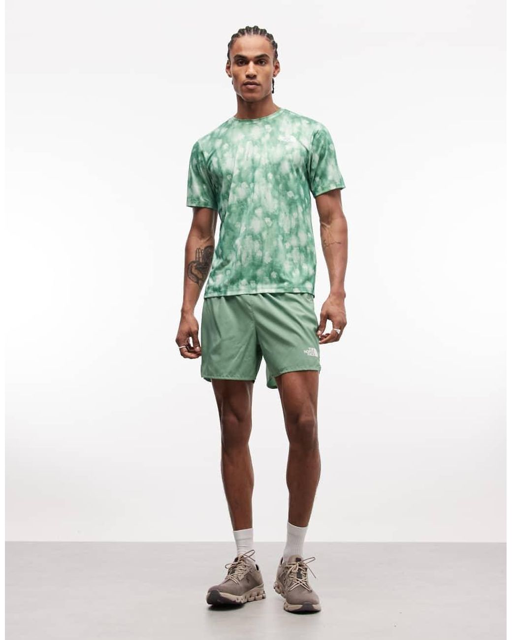 The North Face Green Lightbright 5" Short for men
