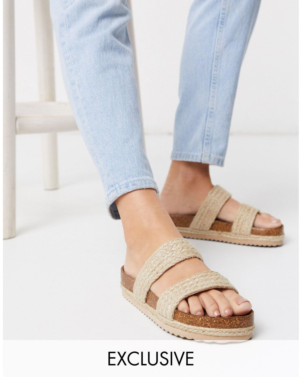 Mules deux brides cheap