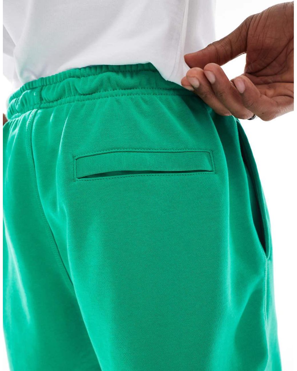 Nike Green Club French Terry Shorts for men