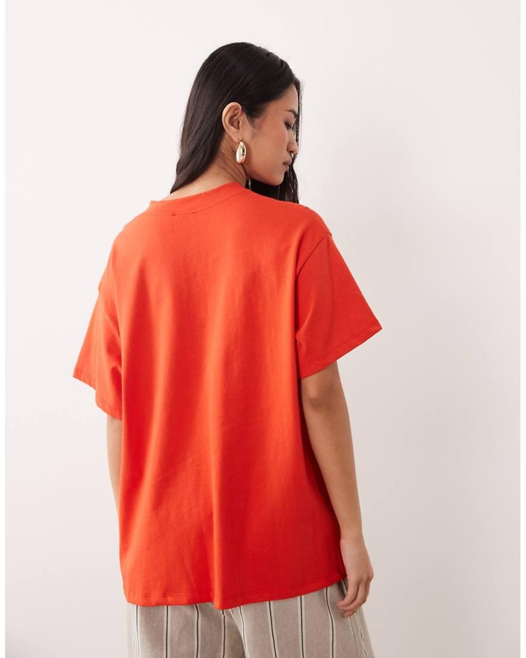 ASOS Red Oversized T-shirt With Dallas Football Graphic