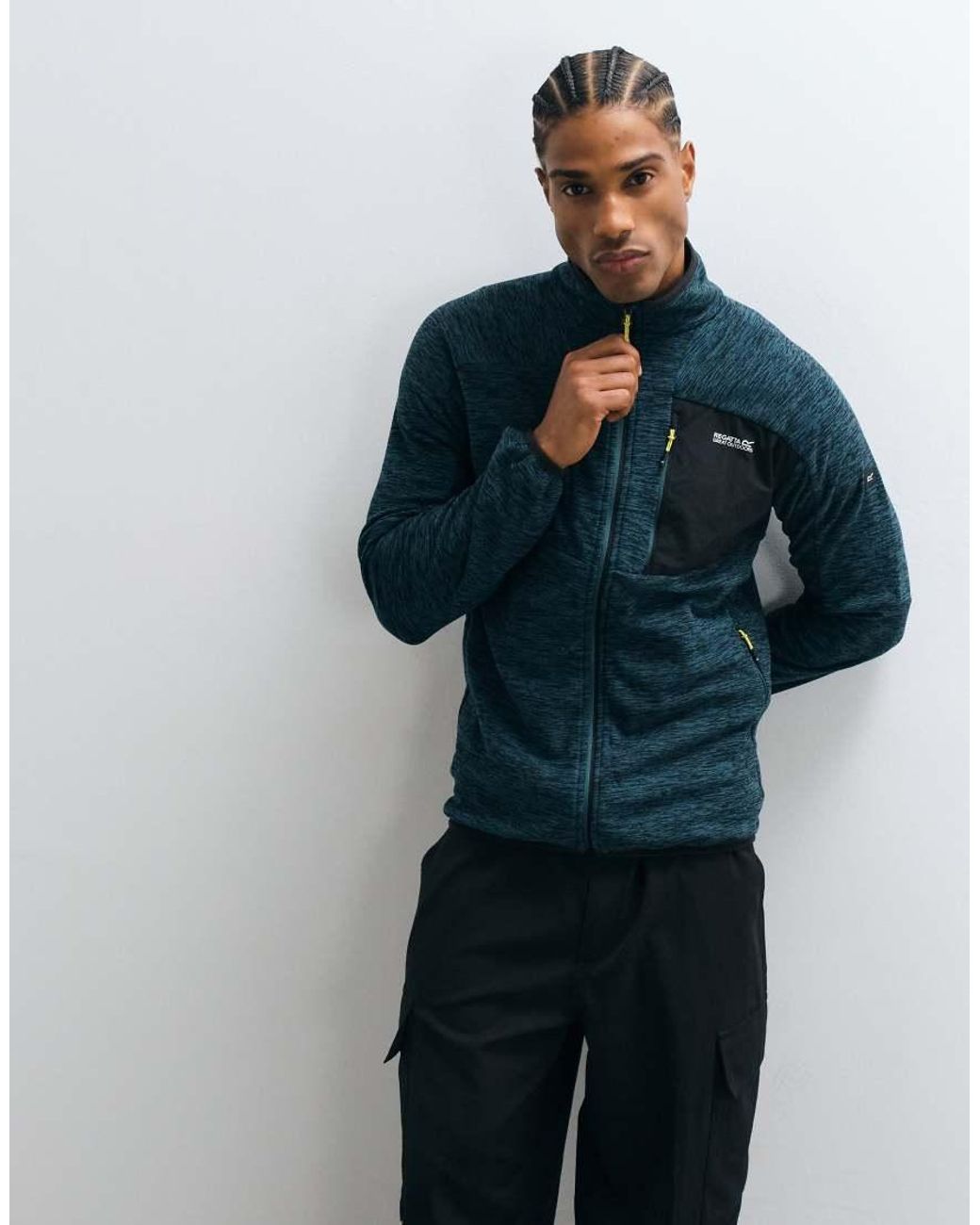 Regatta Blue Lightweight Scaris Full Zip Fleece for men