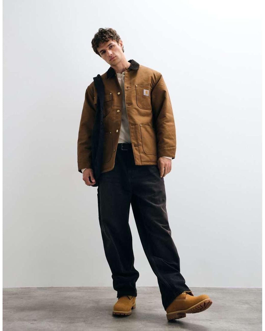 Carhartt Brown Og Chore Coat for men
