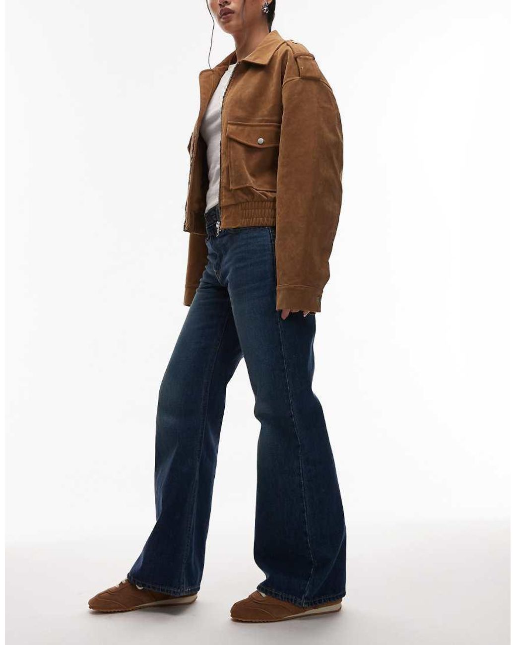 Levi's Blue Middy Loose Boot Jeans