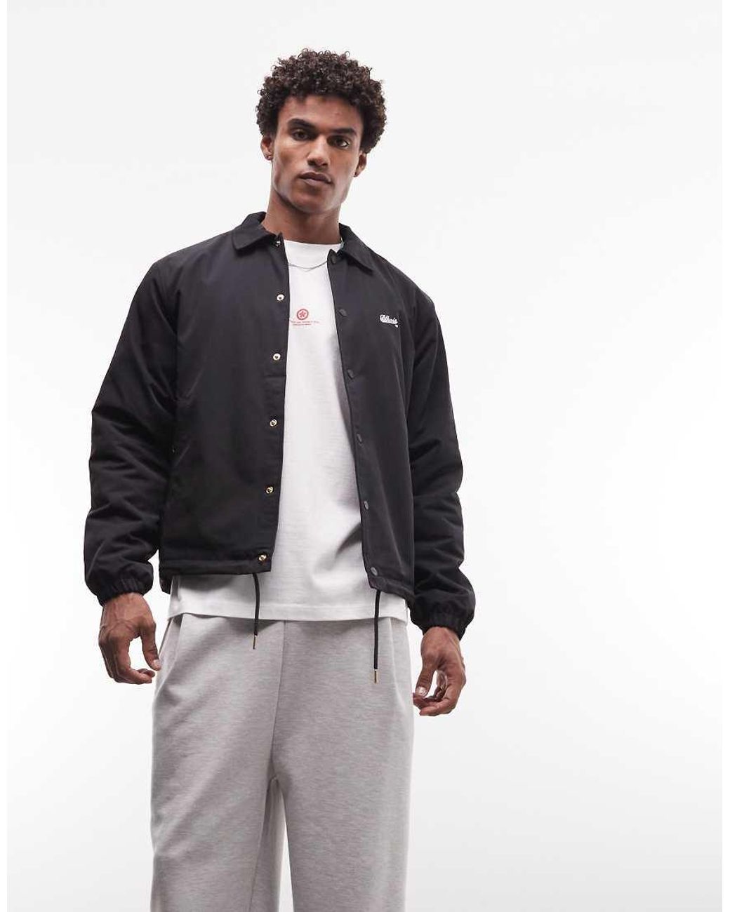BLKVIS Blue Coach Jacket for men