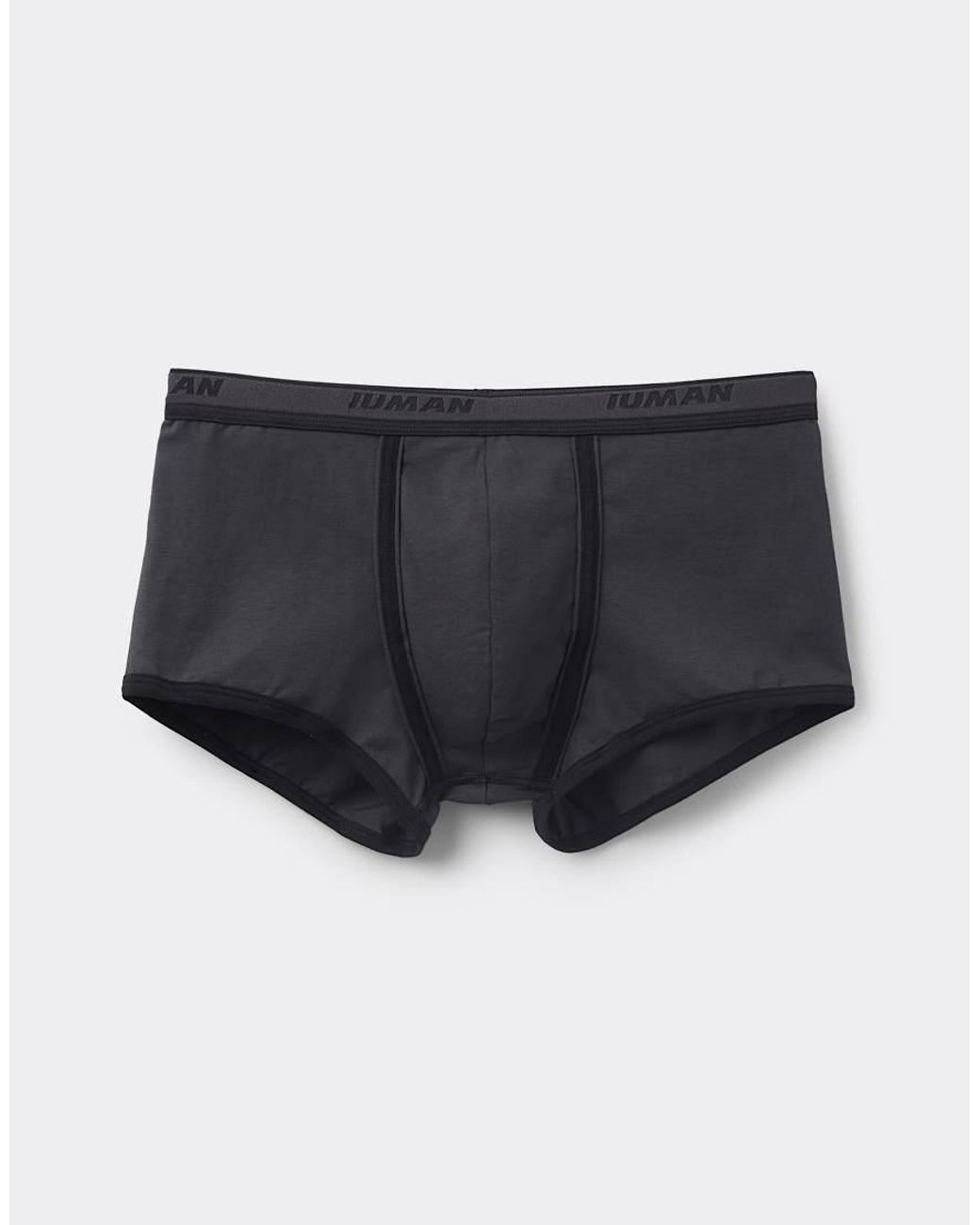 Intimissimi Gray Superior Cotton Boxers With Logo for men