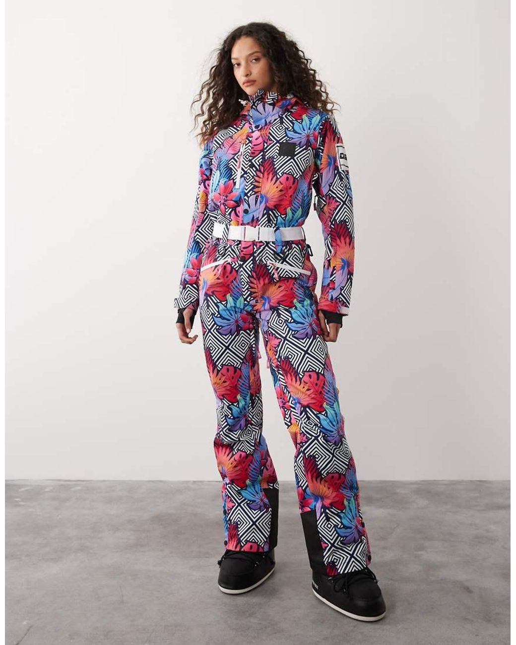 OOSC Red Big Poppa Ski Suit
