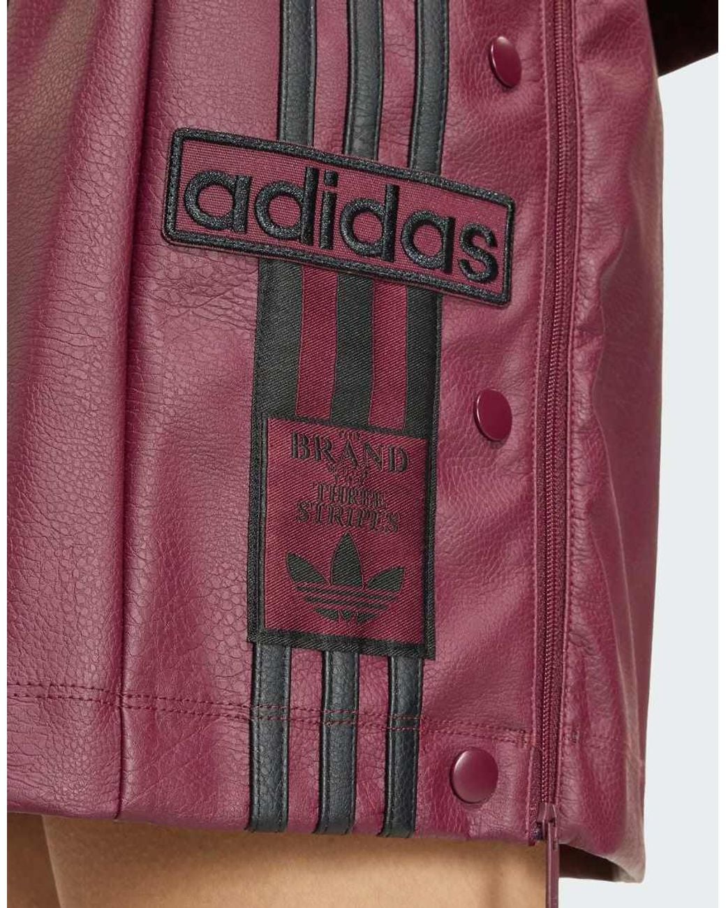 Adidas Originals Pink Pleather Adibreak Skirt