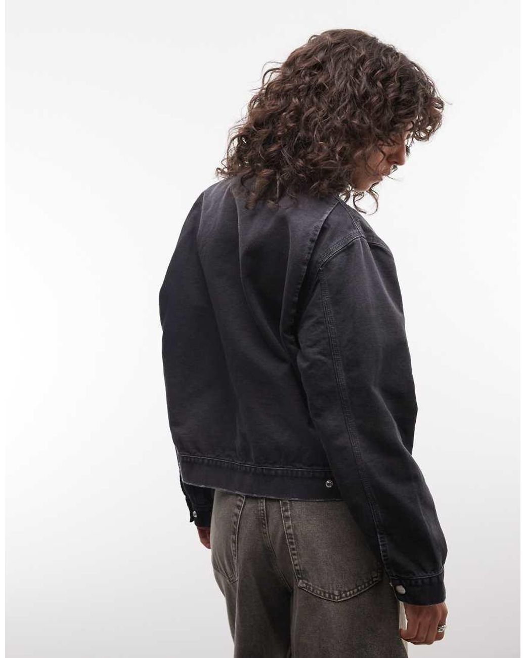 Carhartt Blue Og Arcan Double Zip Jacket