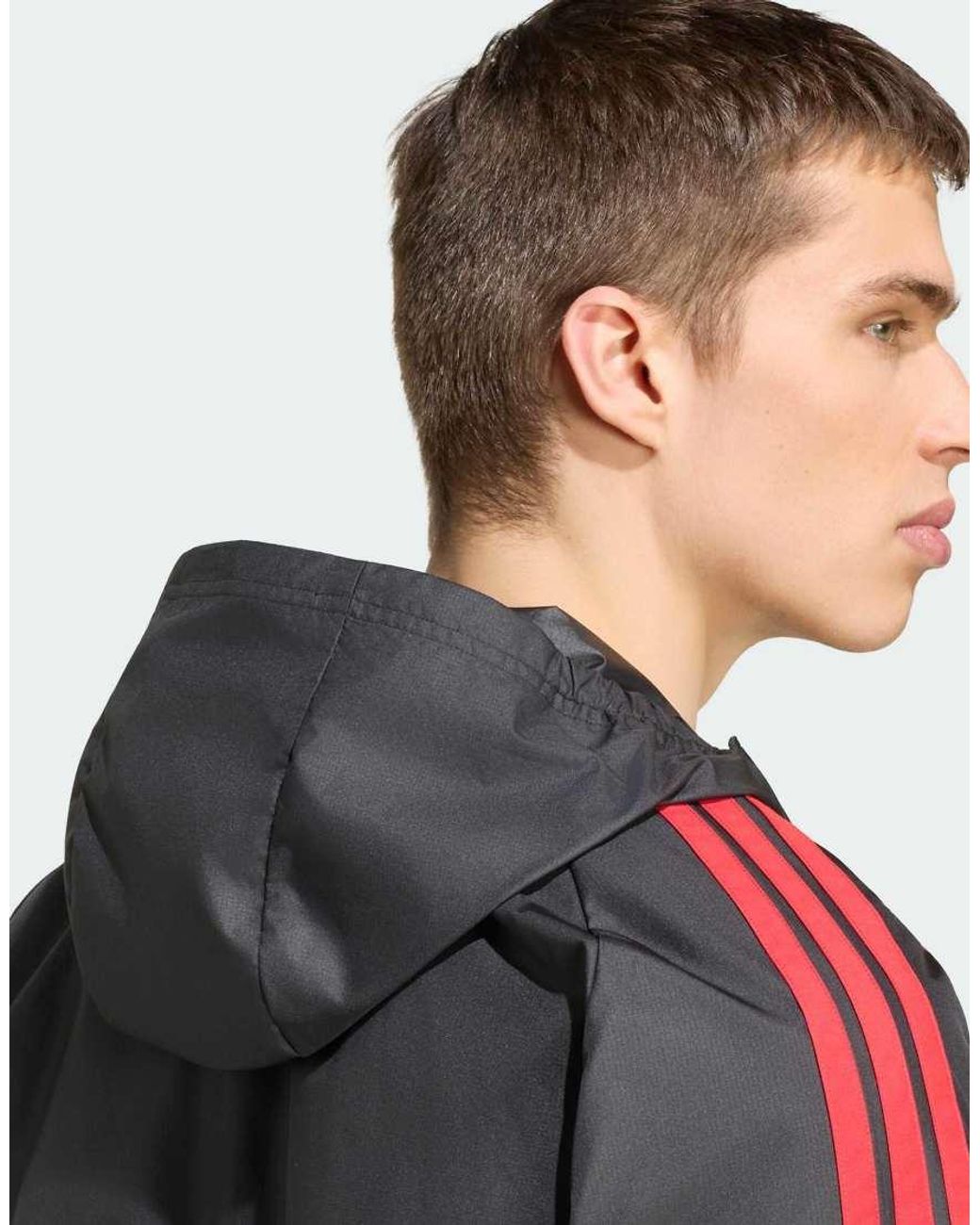 Adidas Originals Brown Manchester United 26/27 Tiro All Weather Jacket for men