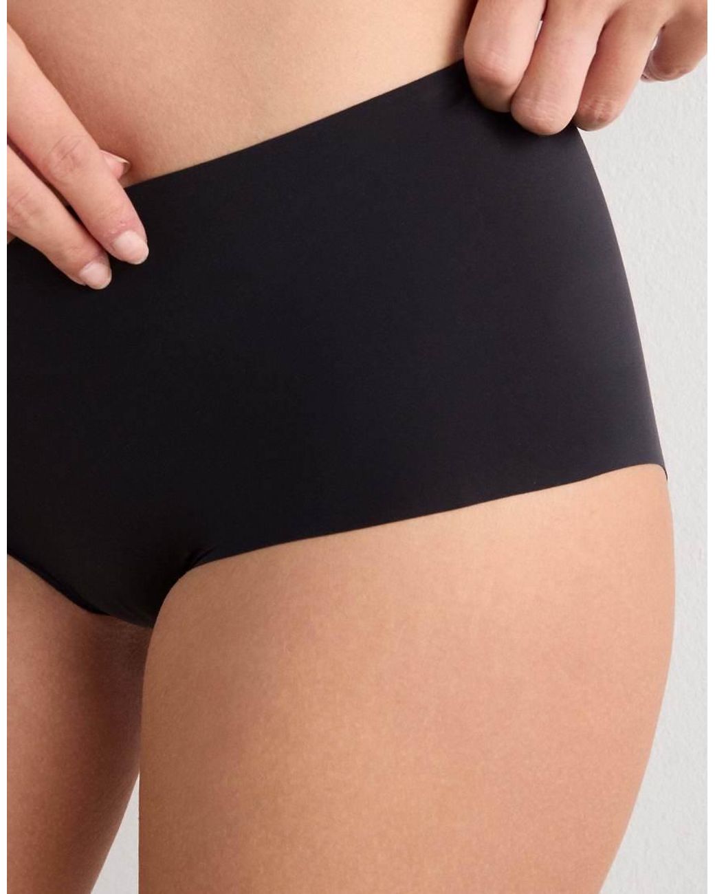 Intimissimi Black Laser Cut French Knickers