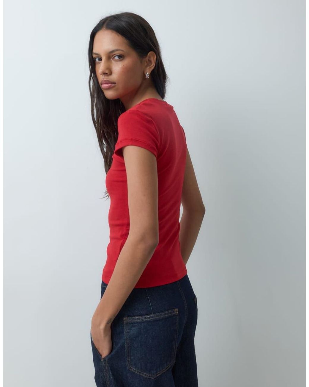 Mango Red T-Shirt