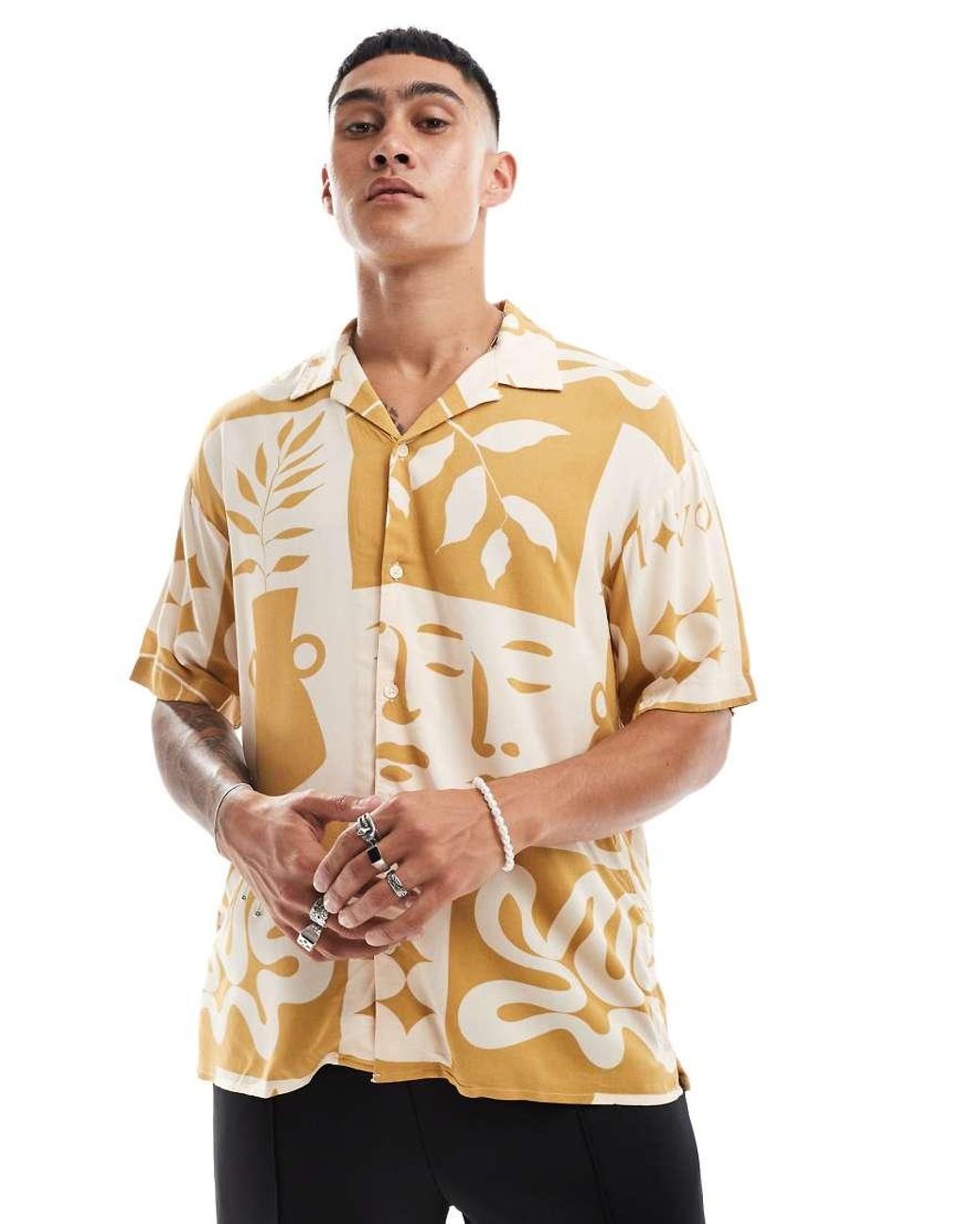 Camicia color senape deals