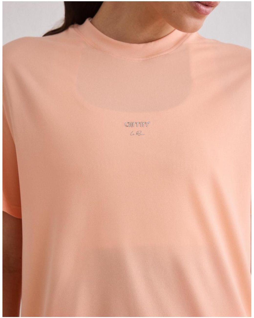 Aim'n Orange Peach Le Run Seamless Running T-Shirt